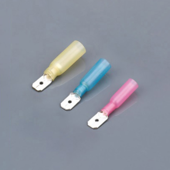 Heat-Shrinkable Fully-Insulated Male Quick Disconnectors